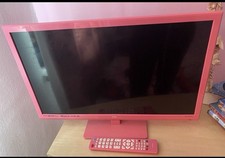 Alba  24"  Pink Freeview LED TV with Built in DVD Player- HD & Remote Control