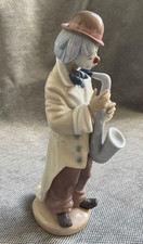 Lladro Figurine Clown Sad Sax