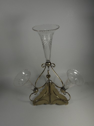 Victorian silver plate epergne - plate,