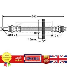 Brake Hose For Smart CABRIO