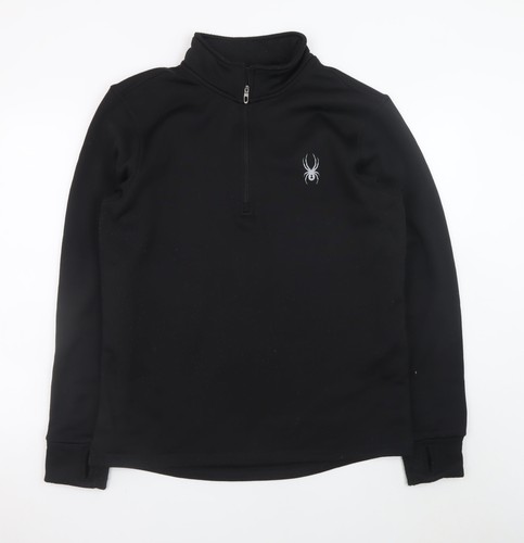 Mens size spyder black - l,