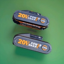 2 x WORX 20V MAX 2.5Ah Battery