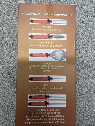 Halloween pumpkin carving kit - halloween,
