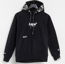 Bape By A bathing Ape Hoodie Black/Camo size Small Great Condition Hardly Worn