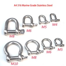Bow Type Shackle,D Shackle 4mm