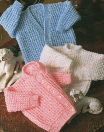 Easy knit baby cardigan - easy,