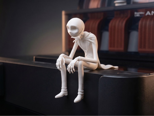 Jack skellington sitting - jack,