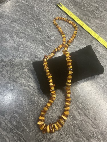 Graduated amber necklace - graduated,