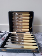 Vintage Cutlery Set Cream