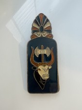 Vintage Enamelled Brass paper