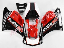 Red Black White ABS Injection Fairing Panel for Ducati 748/996 Monoposto 1996-02