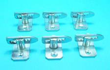6 x Drop Lock Catch Antiluce Fastener on Base Plate - Trailer Truck Tail Gate