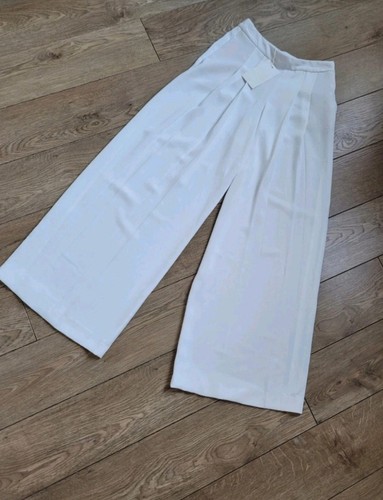 Zara oyster white palazzo - zara,