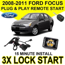 Js Alarms Remote Start Plug and Play For 2008 FORD Focus 3X Lock FO1A