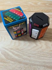Calendar cube, pen holder, money box Twisty Puzzle Brainteaser