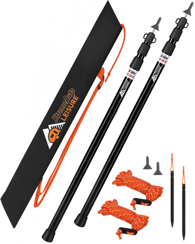 Telescopic tent poles 230cm - telescopic,