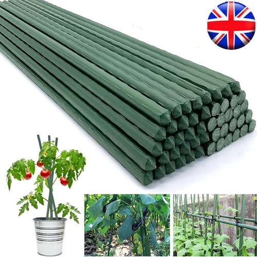 Green garden stakes 90cm - green,
