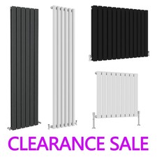 Designer Horizontal Vertical Oval Column Flat Panel Radiator Central Heating Rad