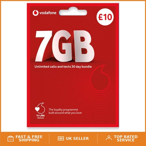 Vodafone sim card - card, 7gb