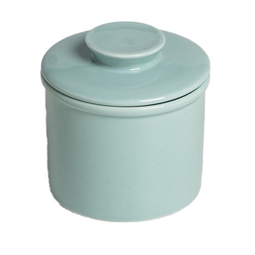 Ceramic butter crock with lid - ceramic,