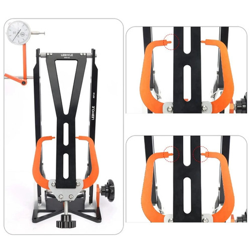 Bike wheel truing - truing, stand