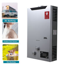 20L Portable outdoor Shower gas water heater LPG Instant Caravan Water Heater
