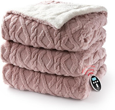 Electric Blanket King Size Dual Control, Heated Blanket Wireless Electric Tufted