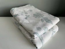 Lovely Custom Made Curtains With Laura Ashley Summer Palace White/Duck Egg