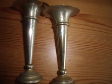 Pair Vintage 5 1/2" Candlesticks "ROYAL & LOYAL LADIES NIGHT 1919"MASONIC 2952