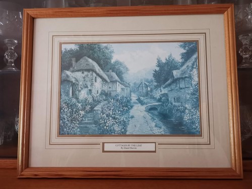 Vintage framed print daniel - framed,