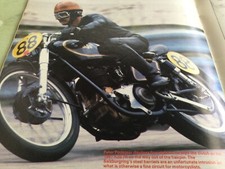 AJS 7R PETER PODESSER RACING MOTORCYCLE PICTURE ARTICLE.