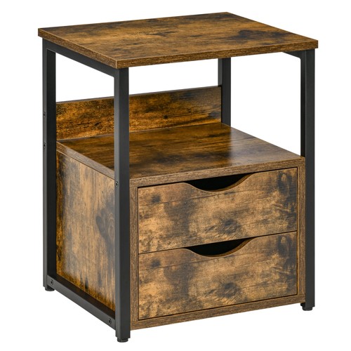 Homcom end table bedside - homcom,