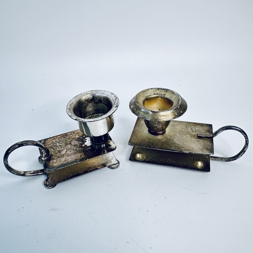 Pair vintage chamberstick - vintage,