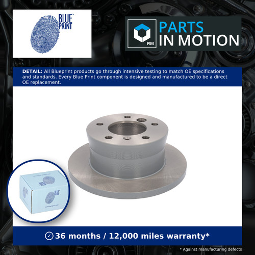 Brake discs pair solid fits - 2x,