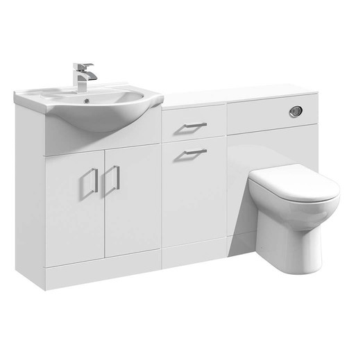 Vanity unit combined sink - unit,