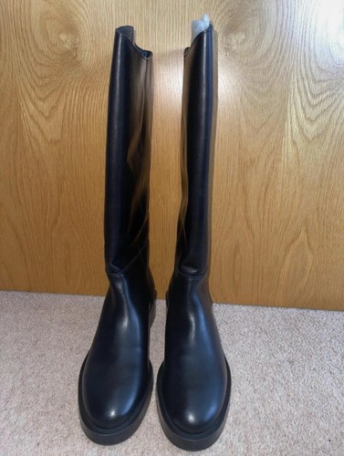 Mango leather riding tall leg
