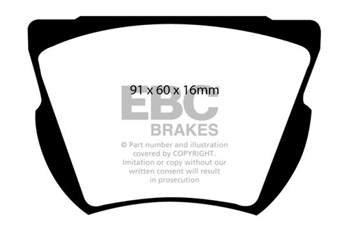 Ebc yellowstuff front - front, brake