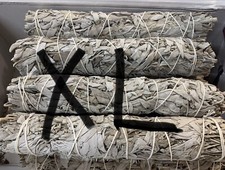 XL CALIFORNIAN WHITE SAGE ORGANIC EXTRA LARGE STICK SMUDE 9”25cms AMAZING VALUE