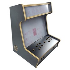 19" Black 2 Player Premium Bartop Arcade Cabinet Flat Pack Kit
