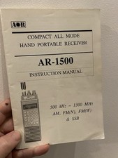 AOR AR1500 Scanner Manual