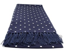Michelsons UK - Narrow Polka Dot Silk Scarves