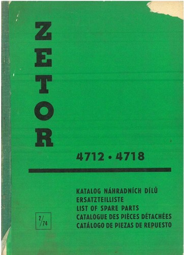 Zetor tractor 4712 4718 - tractor,