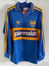 Vintage BOCA JUNIORS 1992 / 1993 Home Jersey WITH TAGS Parmalat Shirt Argentina