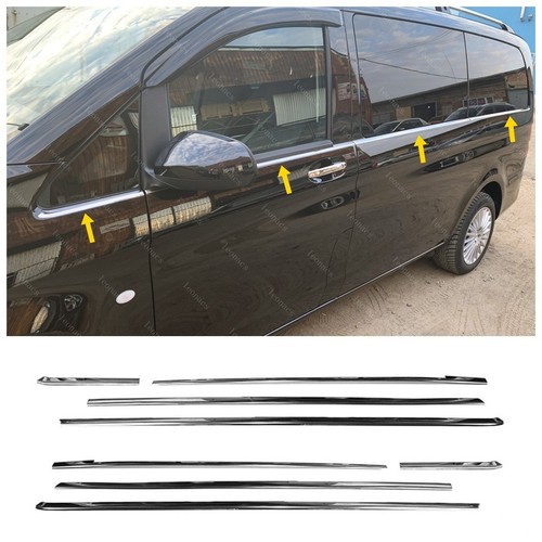 Chrome window trim pcs for - 8,