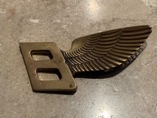Rare Vintage Brass Bentley