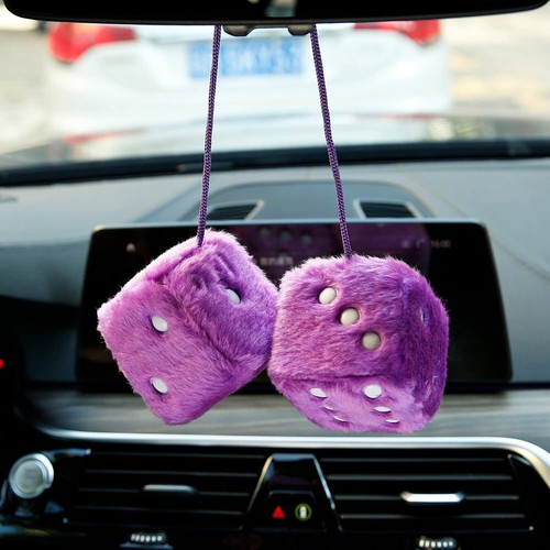 Purple hanging dice - hanging, for