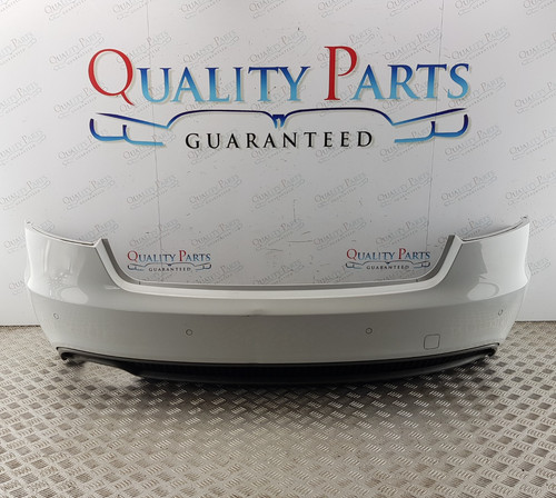 Audi rear bumper white - audi, in