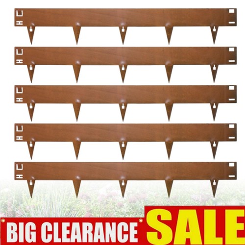 Corten steel lawn - steel,