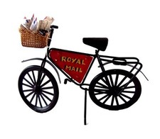 Dolls House Post Office Royal Mail Postman's Bike Miniature Outdoor Accessory