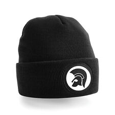 Trojan Helmet Style Logo Reggeg Ska Beanie Hat Round Printed Patch 5 Colours